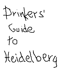 Drinkers' guide to Heidelberg
