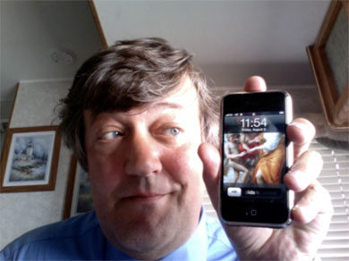 Stephen Fry and gadget